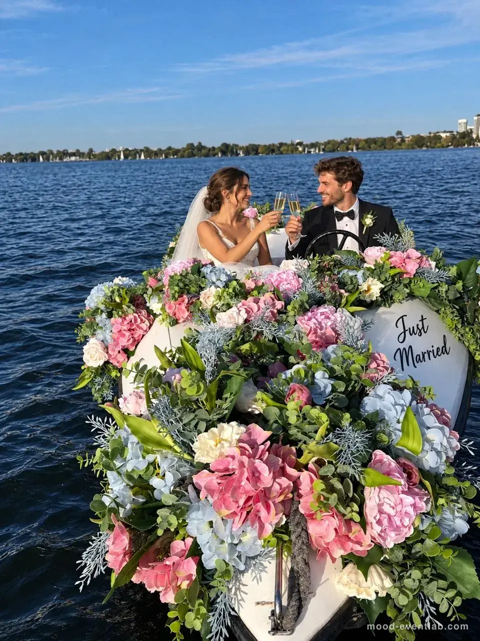 Mit dem Boot auf der Alster · Hamburg 2