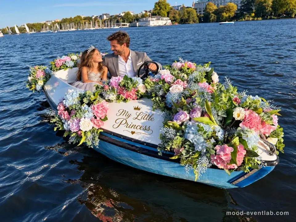 Mit dem Boot auf der Alster · Hamburg 4